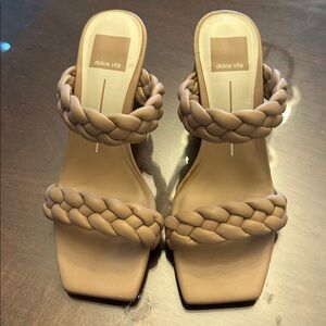 Dolce Vita Braided Beige Sandals